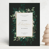 "Emerald Vines" - Minted x The Met Holiday Cards in Emerald by Susan Moyal - Front