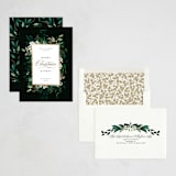 "Emerald Vines" - Minted x The Met Holiday Cards in Emerald by Susan Moyal - Assembled