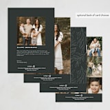 "The Messenger of Peace" - Minted x The Met Holiday Cards in Slate by Petra Kern - Back of Card Options