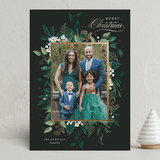 "Emerald Vines" - Minted x The Met Holiday Cards in Emerald by Susan Moyal - Front