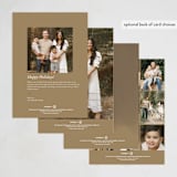 "Gilded Hieroglyph" - Minted x The Met Holiday Cards in Chalice by That Girl Press - Back of Card