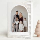 "Gilded Hieroglyph" - Minted x The Met Holiday Cards in Chalice by That Girl Press - Folded Card