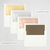 "Gilded Hieroglyph" - Minted x The Met Holiday Cards in Chalice by That Girl Press - Envelope Liners