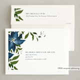 "Winter Vine" - Minted x The Met Holiday Cards in Bluejay by Leah Bisch - FREE Recipient Addressing