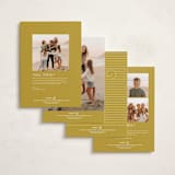 "All Shades of White" - Minted x The Met Holiday Cards in Tangerine by Sumak Studio - Back of Card Options