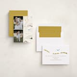 "All Shades of White" - Minted x The Met Holiday Cards in Tangerine by Sumak Studio - Assembled