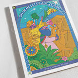 "A Starlit Journey" - Minted x The Met Holiday Cards in Azure by Morgan Ramberg - Close-Up
