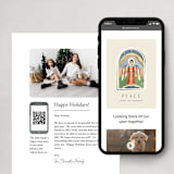 "Messenger" - Minted x The Met Holiday Cards in Cream by Amy Kross - More Ways to Customize