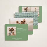 "Messenger" - Minted x The Met Holiday Cards in Cream by Amy Kross - Back of Card Options