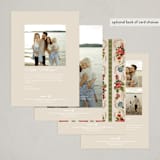 "Holiday Brocade" - Minted x The Met Holiday Cards in Parchment by Chris Griffith - Back of Card Options