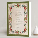 "Holiday Brocade" - Minted x The Met Holiday Cards in Parchment by Chris Griffith - Folded Card