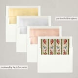 "Holiday Brocade" - Minted x The Met Holiday Cards in Parchment by Chris Griffith - Envelope Liner Options