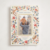 "palampore woodland" - Minted x The Met Holiday Cards in Poinsettia by Sarah Knight - Front