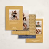 "Cloisonne" - Minted x The Met Holiday Cards in Goldenrod by Olivia Kanaley Inman - Back of Card Options