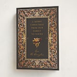 " Pietra Dura" - Minted x The Met Holiday Cards in Chocolate by Becky Nimoy - Folded Card