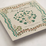 "Tree of Life" - Minted x The Met Holiday Cards in Pinecone by Maja Cunningham - Detail