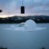 "Gravity Well" - Ceiling Lights in clear by Richard Clarkson