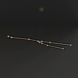 "Constellation - Taurus" - Ceiling Lights in brass by Richard Clarkson
