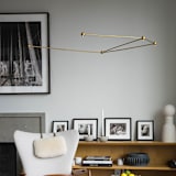 "Constellation" - Ceiling Lights in brass by Richard Clarkson