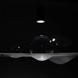 "Gravity Well - Clear" - Ceiling Lights in clear by Richard Clarkson