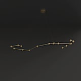 "Constellation - Scorpio" - Ceiling Lights in brass by Richard Clarkson