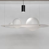 "Gravity Well" - Ceiling Lights in clear by Richard Clarkson