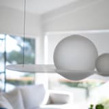 "Gravity Well" - Ceiling Lights in clear by Richard Clarkson