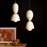 "Cairn Pendant" - Ceiling Lights in white by Rory Pots