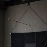 "Constellation" - Ceiling Lights in brass by Richard Clarkson