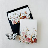 "Spring Floral Vellum Jacket for Wedding Invitations (10 Pack)" - Invitation Jackets and Overlays in pink by Eva Friesen