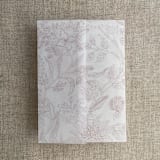 "Maeve botany cameo printed vellum wrap for 5x7 card | pack of 10" - Invitation Jackets and Overlays in pink by Ivory Invitations
