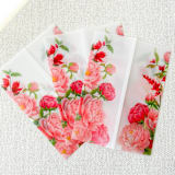 "Bright Pink Floral Vellum Jackets | Set of 10" - Invitation Jackets and Overlays in pink by Megan Tendler