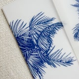 "Grand Palms Vellum Jacket | Set of 10 | Blue & Green Color Options" - Invitation Jackets and Overlays in multicolorassorted-colors by Megan Tendler
