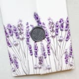 "Lush Lavender | Set of 10 Floral Vellum Jackets" - Invitation Jackets and Overlays in clear by Nikki Turner