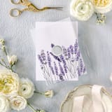 "Lush Lavender | Set of 10 Floral Vellum Jackets" - Invitation Jackets and Overlays in clear by Nikki Turner
