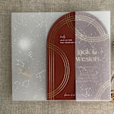 "White ink print stella celestial constellation starry night sky stars printed vellum wrap for 5x7 card  | pack of 10" - Invitation Jackets and Overlays in white by Ivory Invitations