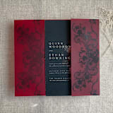 "Versailles nocturne maroon vellum wrap or 5x7 card | pack of 10" - Invitation Jackets and Overlays in red by Ivory Invitations