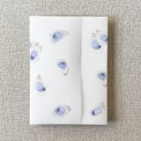 "Oyster Vellum Jacket for Wedding Invitations | A7 | Set of 10" - Invitation Jackets and Overlays in blue by Cotton and Bow