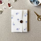 "Oyster Vellum Jacket for Wedding Invitations | A7 | Set of 10" - Invitation Jackets and Overlays in blue by Cotton and Bow