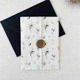 "Greenery Vellum Jackets for Wedding Invitations | set of 10" - Invitation Jackets and Overlays in green by Eva Friesen