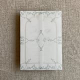 "Grace floral dusty sage vellum wrap for 5x7 card | pack of 10" - Invitation Jackets and Overlays in green by Ivory Invitations