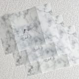 "Elegant Marble Vellum Jacket | Set of 10" - Invitation Jackets and Overlays in gray by Megan Tendler