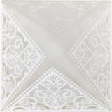 "Elegant Laser Cut Cover | Set of 10 | Envelopes Included" - Invitation Jackets and Overlays in white by Self Stationery