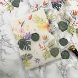 "Tropical Floral and Greenery Vellum Wraps (10 pack)" - Invitation Jackets and Overlays in clear by Carley Zuercher