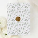 "Sagely Irresistable  | Set of 10 Floral Vellum Jackets" - Invitation Jackets and Overlays in clear by Nikki Turner