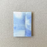 "Dusty Blue Vellum Jacket for Wedding Invitations | For Petite 4.25x6" Invitations | Set of 10" - Invitation Jackets and Overlays in blue by Cotton and Bow