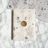 "Neutral Wildflower Vellum Jacket for Wedding Invitations (10 Pack)" - Invitation Jackets and Overlays in clear by Carley Zuercher