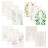 "Samples of Vellum Jackets for 5 x 7 Invitation with Envelopes, Real Foil | Set of 3" - Invitation Jackets and Overlays in white by Self Stationery