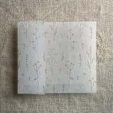 "Alison rustic wild flowers vertical arrangement printed vellum wrap for 5x7 card | pack of 10" - Invitation Jackets and Overlays in natural by Ivory Invitations