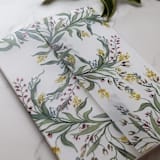 "Provence Watercolor Vellum Wrap | Set of 10" - Invitation Jackets and Overlays in white by Campofiore Paper Studio